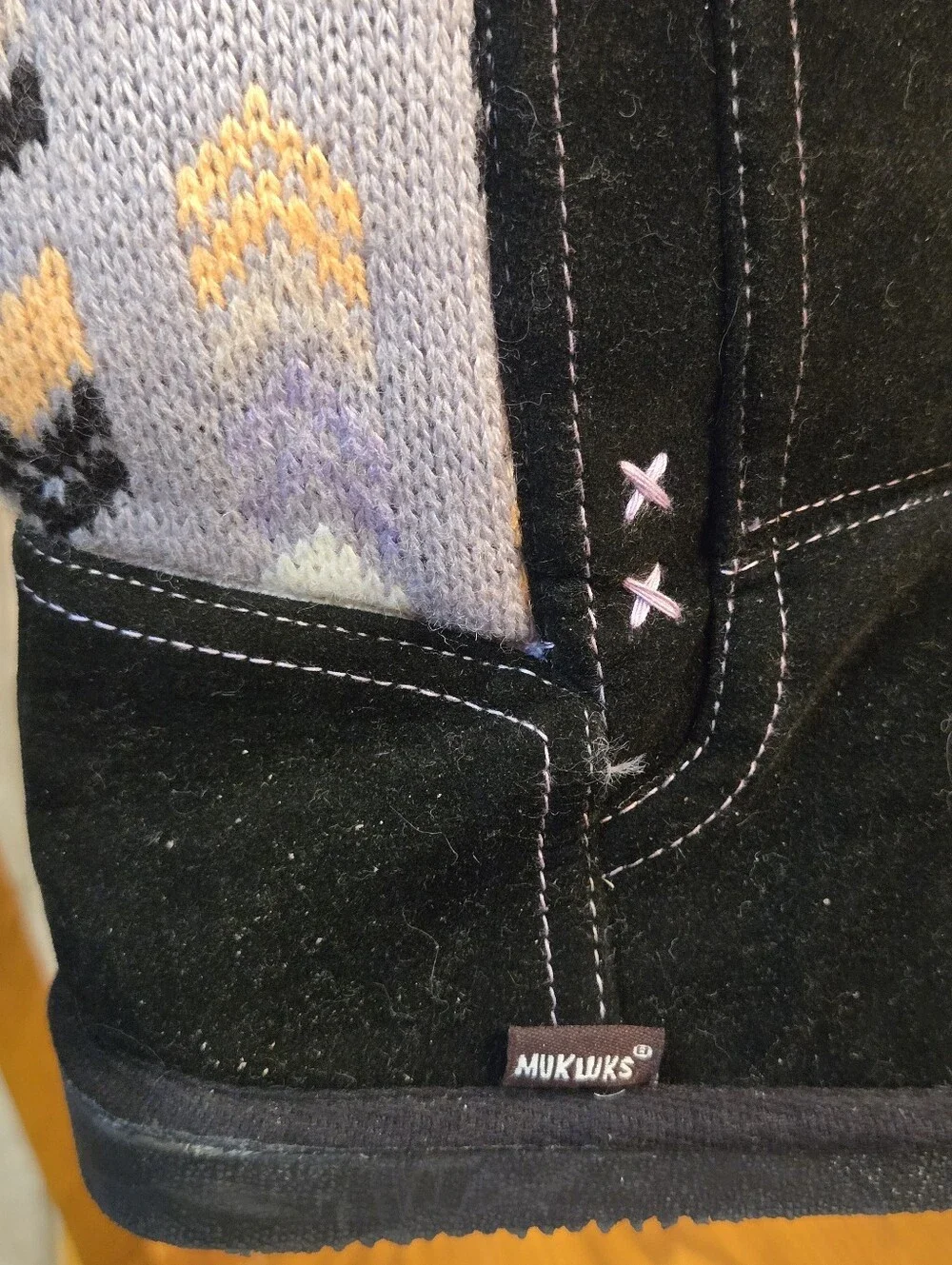 Muk Luks comfortable black